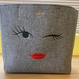 Kate spade wool tote bag